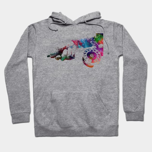 Fishing sport art #fishing Hoodie by JBJart